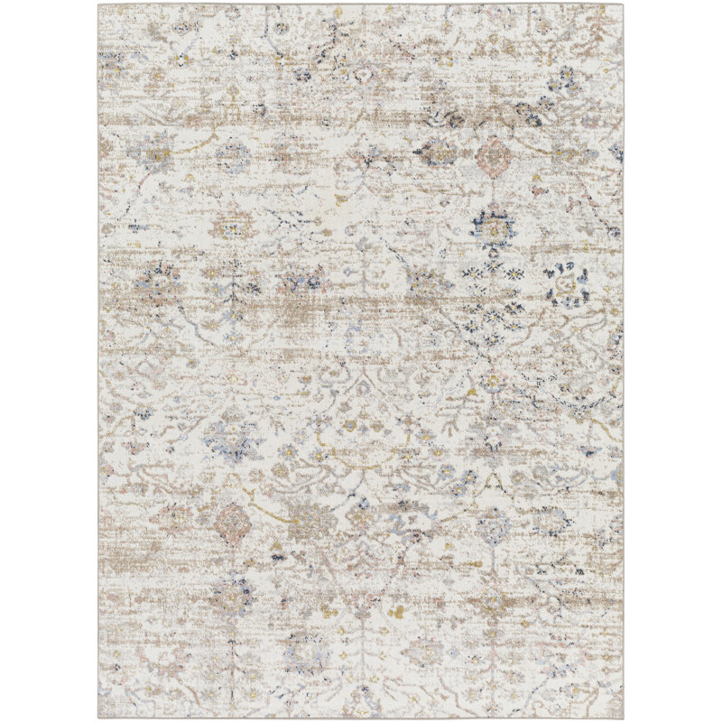 Langley Street Benfield Beige Machine Washable Area Rug & Reviews Wayfair